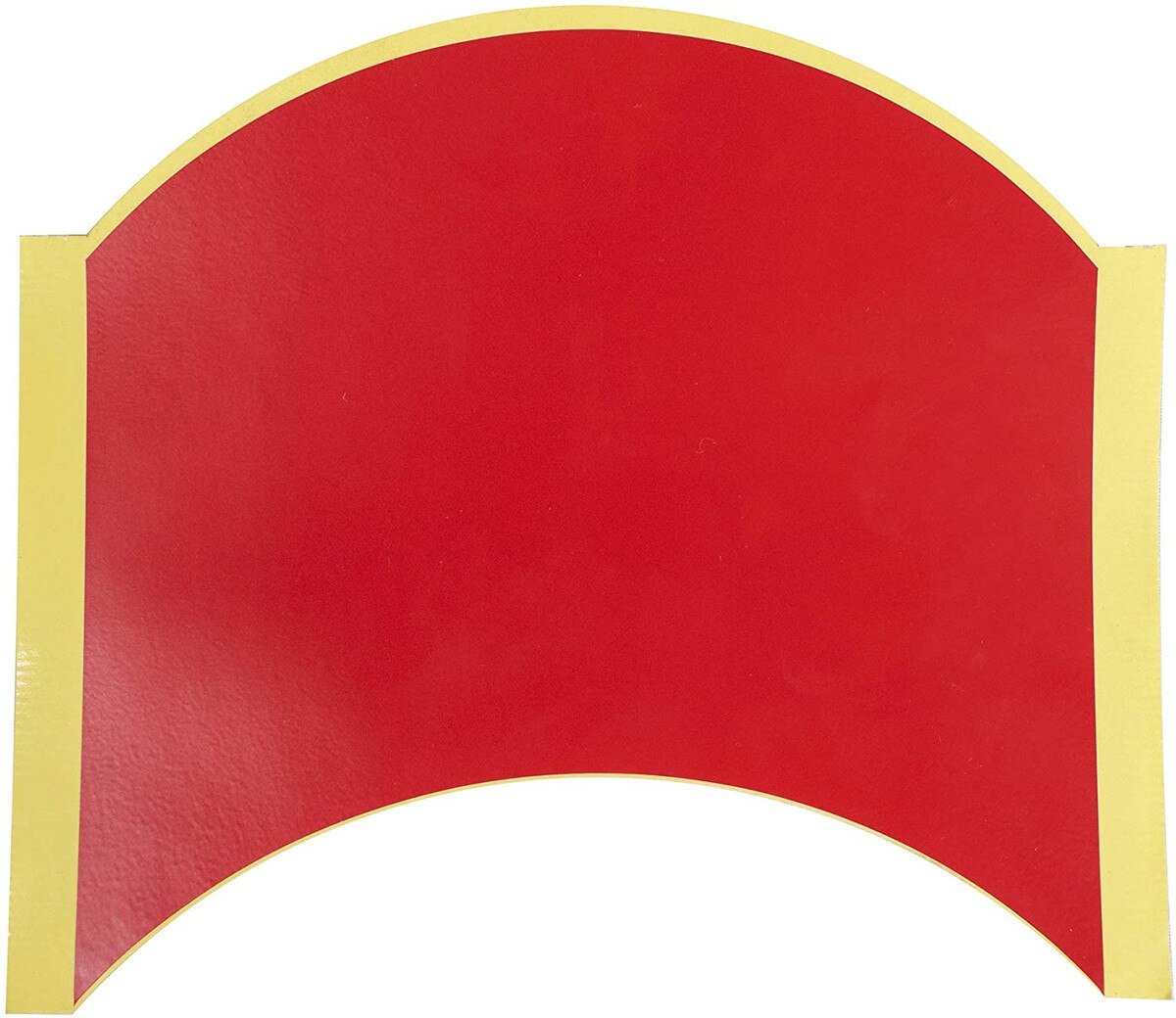 Butterfly Racket Sheet: Vertical View of Red Sheet